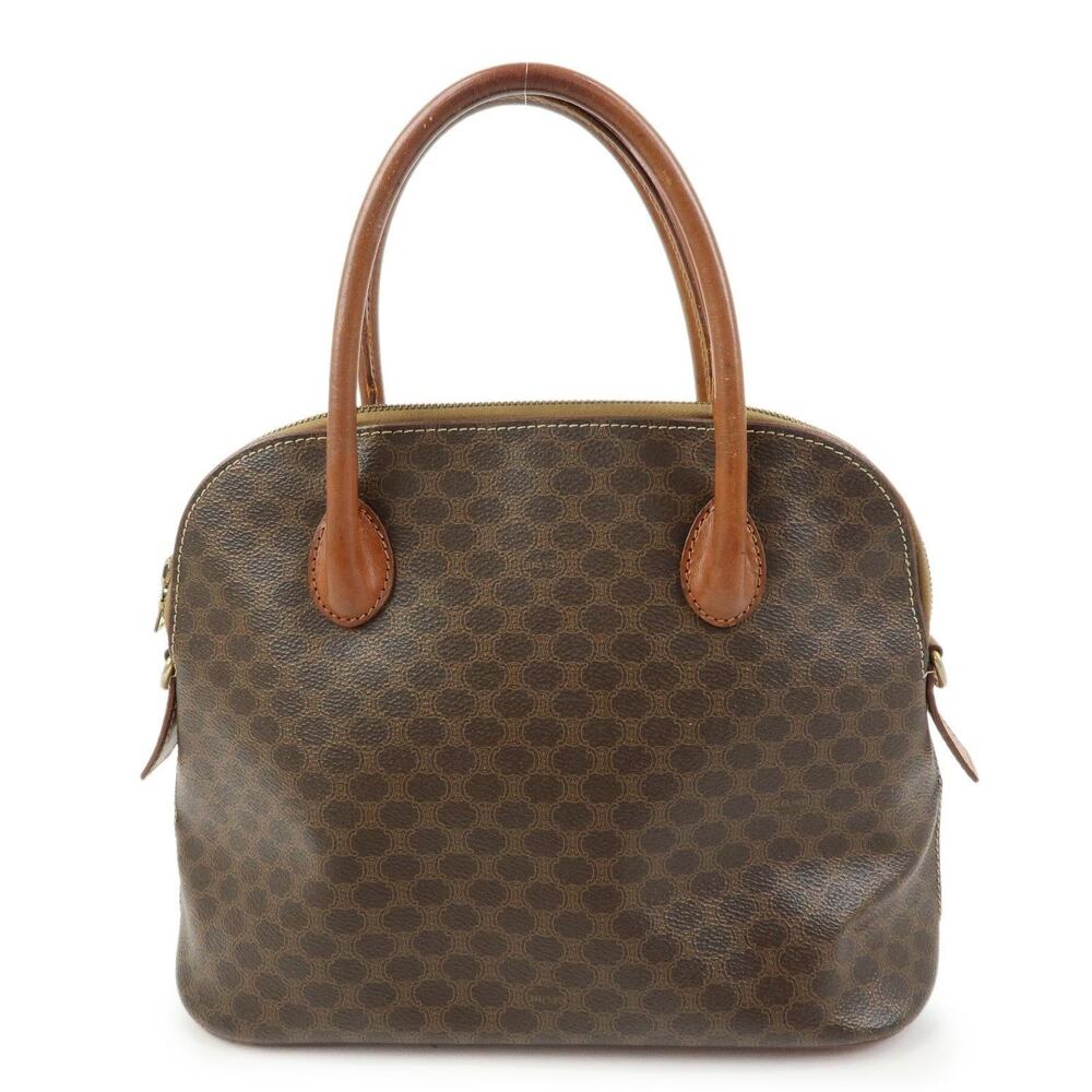 Celine Macadam Triomphe Handbag Brown